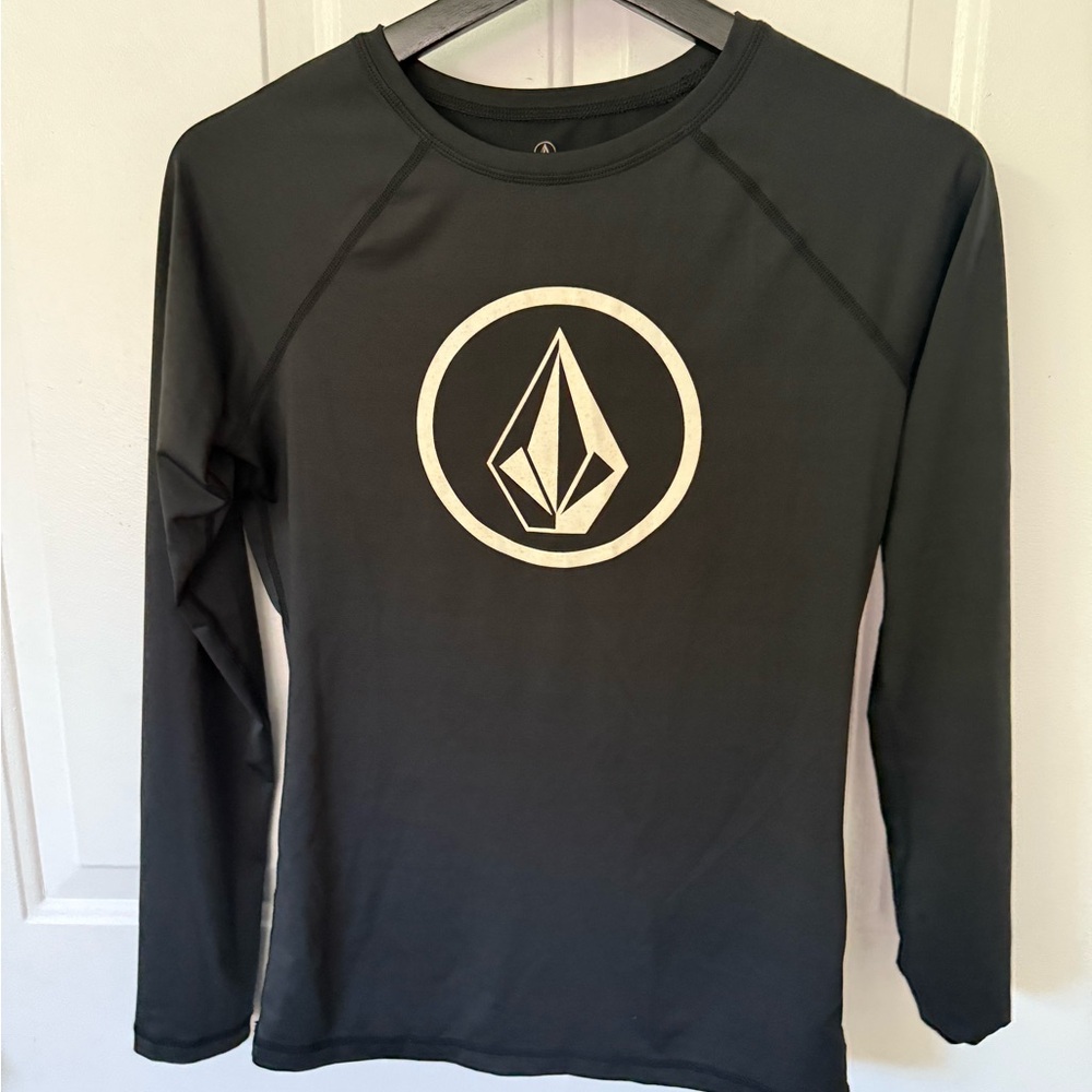 Women’s Volcom Black Graphic Rash Guard